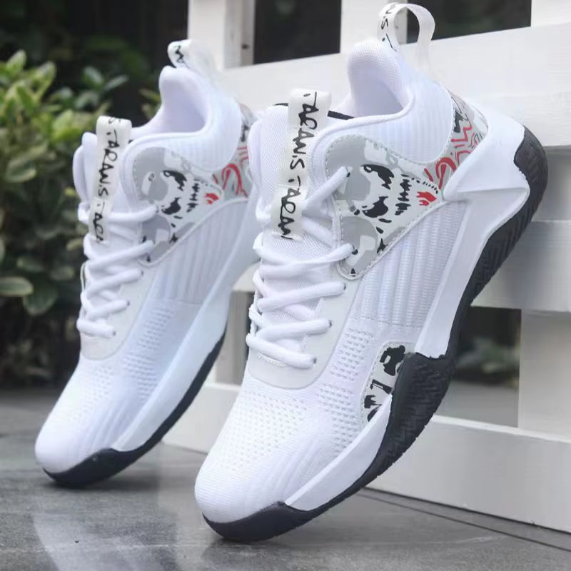 New Anti-Slip Men'S Sneaker High Top Men'S Basketball Shoes Luxury Comfortable Running Shoes Fashionable Versatile Casual Shoes