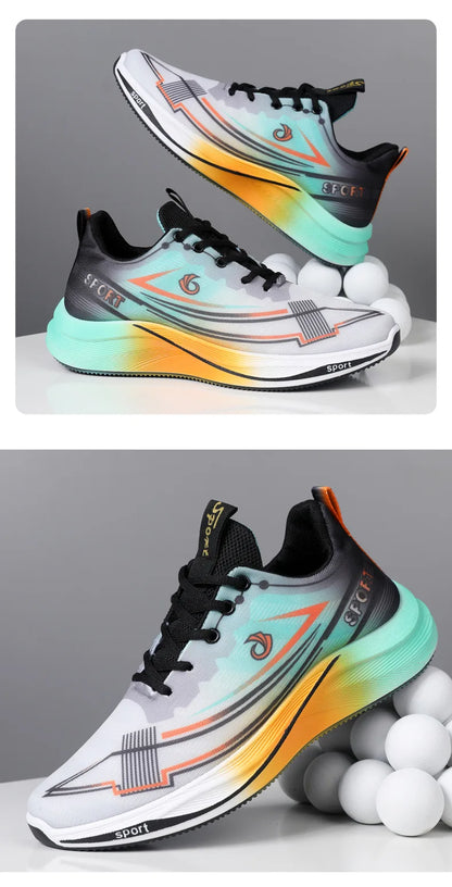 2026 NEW Men's Casual Sports Breathable Running Shoes for Summer New Autumn Design with Colorful Mesh for Students