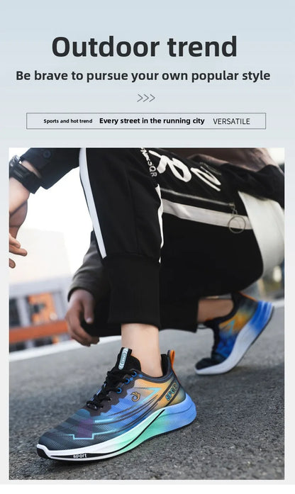 2026 NEW Men's Casual Sports Breathable Running Shoes for Summer New Autumn Design with Colorful Mesh for Students