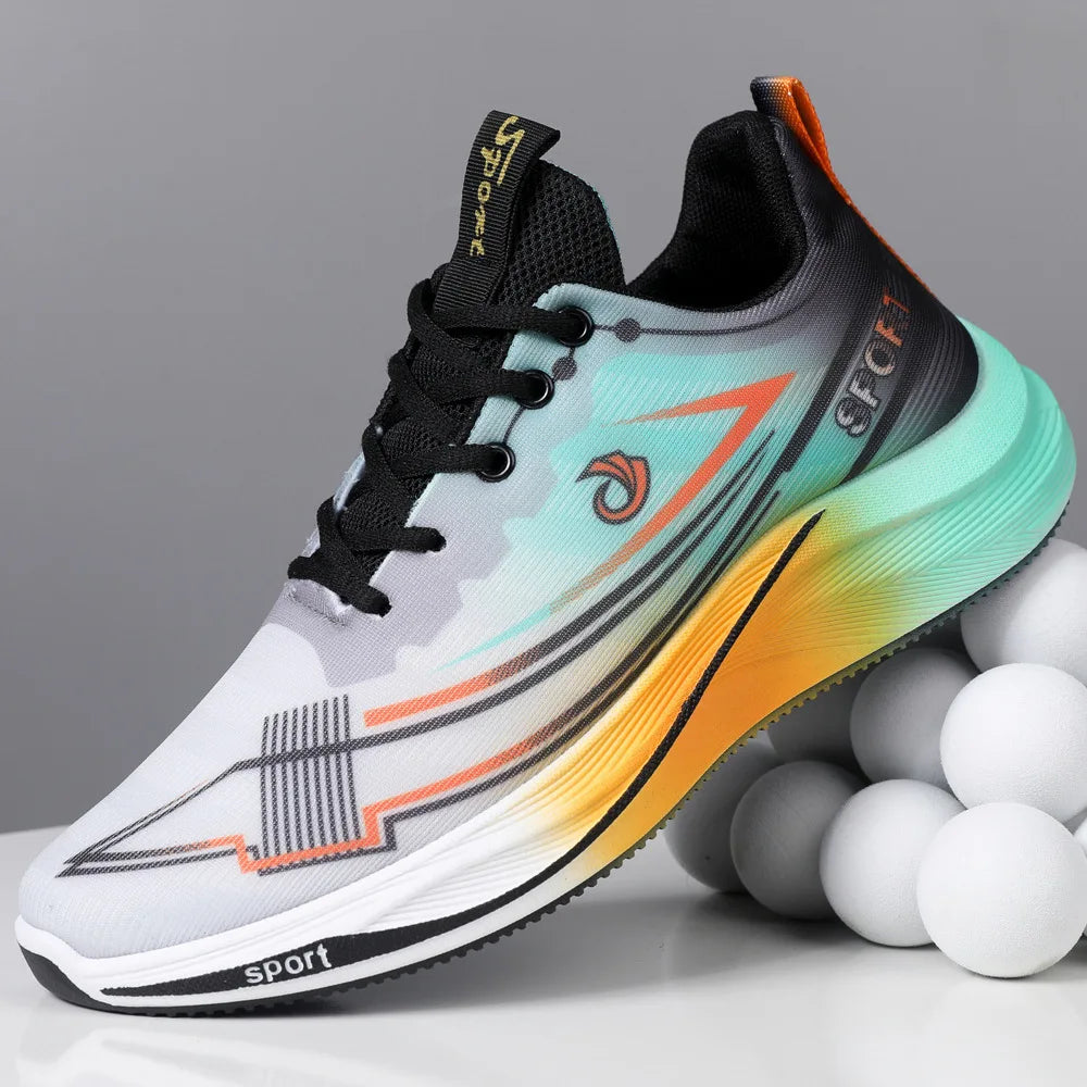 2026 NEW Men's Casual Sports Breathable Running Shoes for Summer New Autumn Design with Colorful Mesh for Students