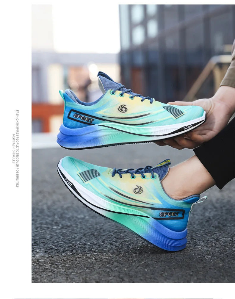 2026 NEW Men's Casual Sports Breathable Running Shoes for Summer New Autumn Design with Colorful Mesh for Students