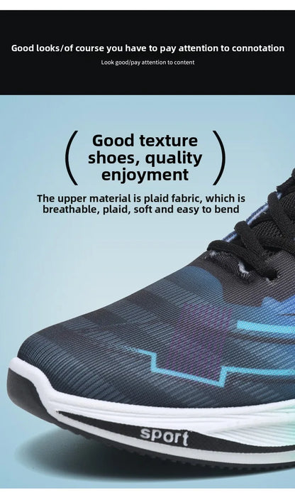 2026 NEW Men's Casual Sports Breathable Running Shoes for Summer New Autumn Design with Colorful Mesh for Students