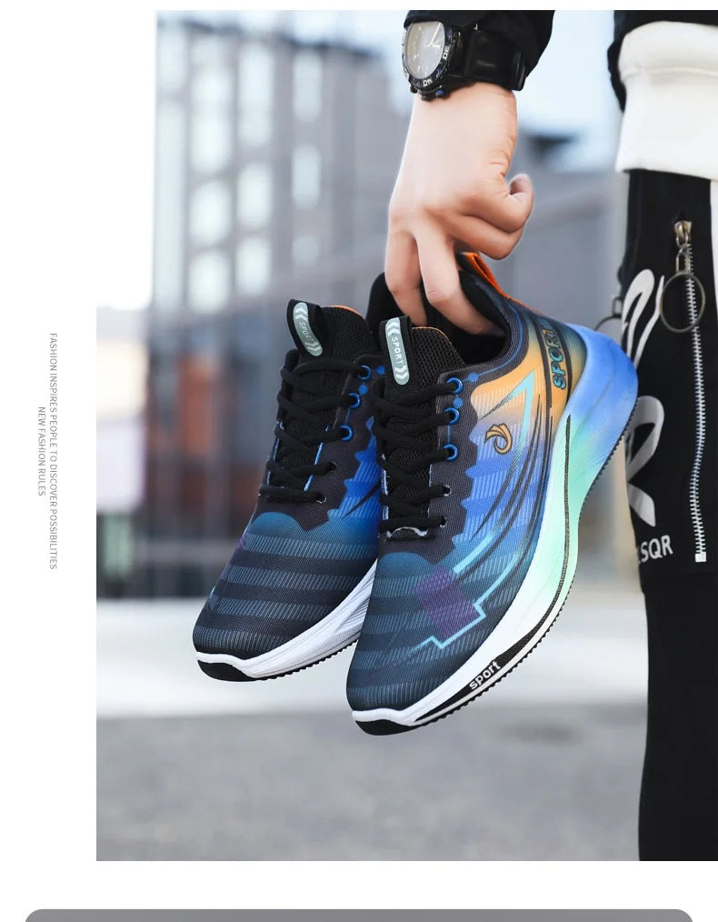 2026 NEW Men's Casual Sports Breathable Running Shoes for Summer New Autumn Design with Colorful Mesh for Students