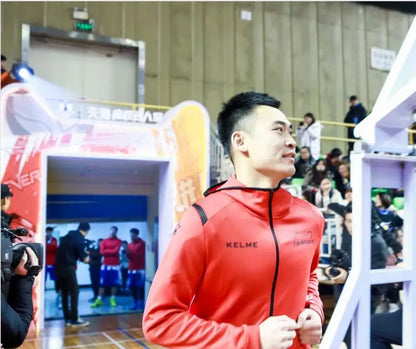 KELME Men Sports Jacket Women Tide Leisure Fashion Running Jacket Training Outerwear 3881336