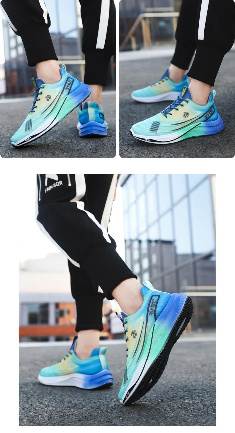 2026 NEW Men's Casual Sports Breathable Running Shoes for Summer New Autumn Design with Colorful Mesh for Students