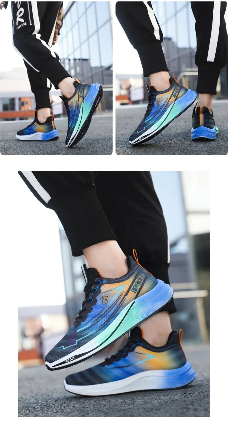 2026 NEW Men's Casual Sports Breathable Running Shoes for Summer New Autumn Design with Colorful Mesh for Students