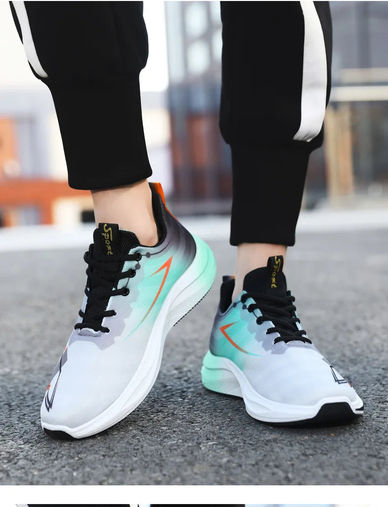 2026 NEW Men's Casual Sports Breathable Running Shoes for Summer New Autumn Design with Colorful Mesh for Students