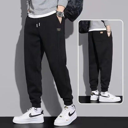 2021 Spring Autumn Joggers Men Jogging Sweatpants Sportswear Knit Tracksuit Sports Pants Trousers Oversize Wide Leg Clothing