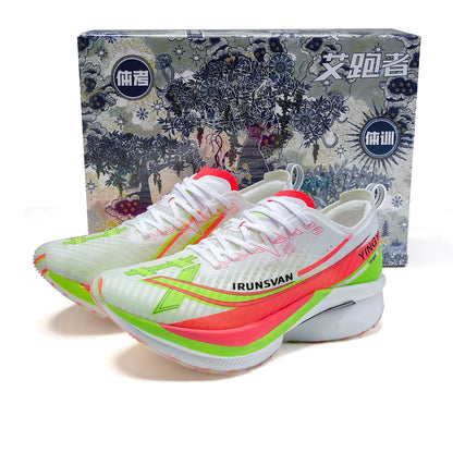 IRUNSVAN  Shadow Wing 2.0 Professional Training Racing Running Lightweight Carbon Plate Men Cushioning Shock