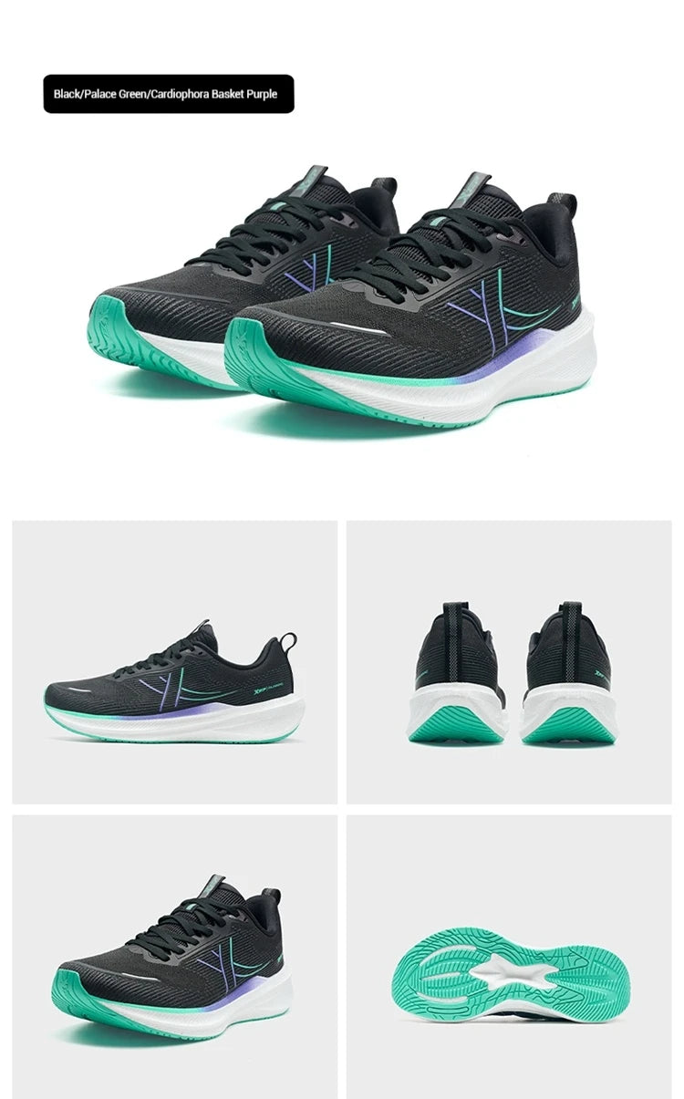 Xtep Running Shoes For Men 2025 Summer New Comfortable Lightweight Sports Shoes Mesh Breathable Retro Dad Shoes 875319110035