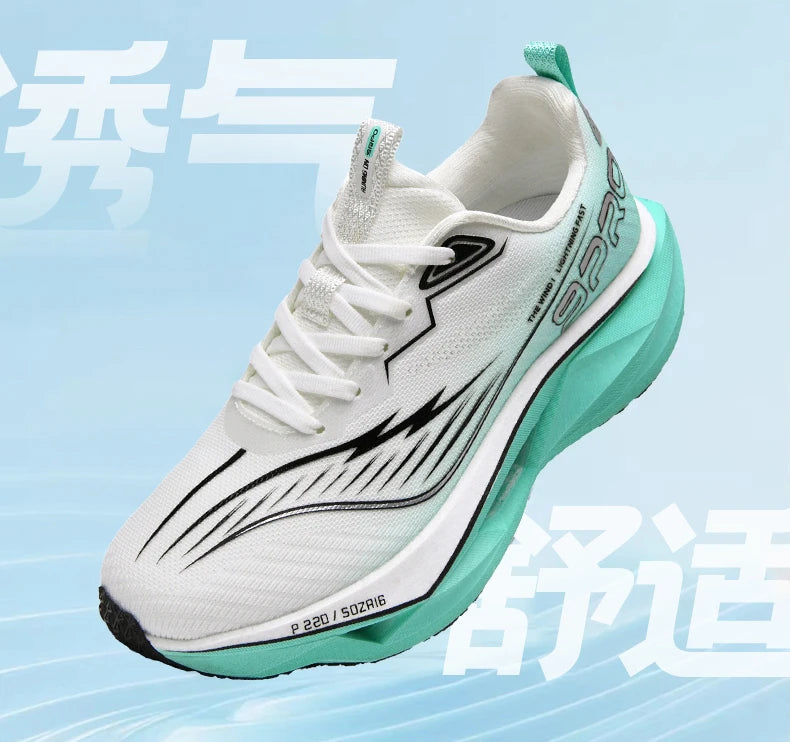 2025 Autumn New Men's and Women's Breathable Running Shoes Full Palm Carbon Plate Shock Absorbent Sports Running Shoes