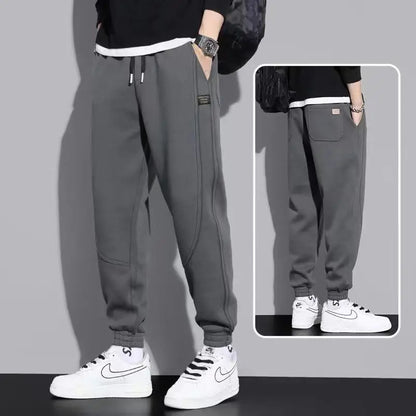 2021 Spring Autumn Joggers Men Jogging Sweatpants Sportswear Knit Tracksuit Sports Pants Trousers Oversize Wide Leg Clothing