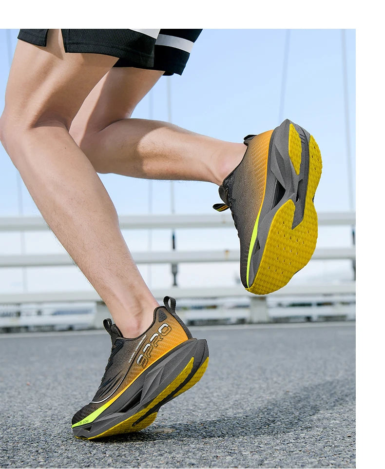 2025 Autumn New Men's and Women's Breathable Running Shoes Full Palm Carbon Plate Shock Absorbent Sports Running Shoes