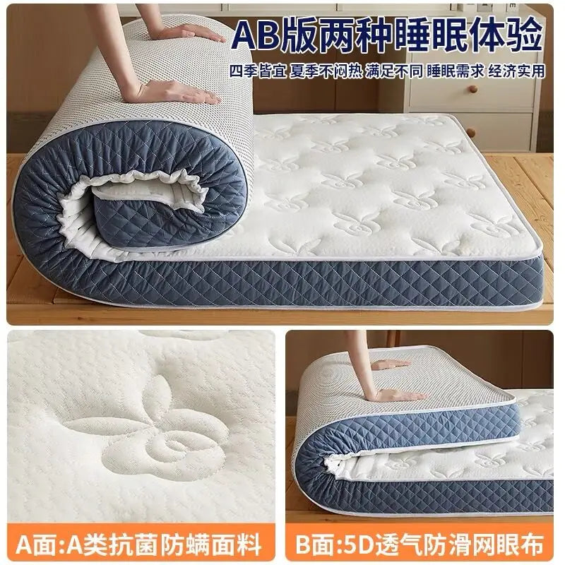 sponge latex filling Mattress Floor mat Foldable Slow rebound Tatami Mattresses thickness 4/7cm King Twin Queen Size