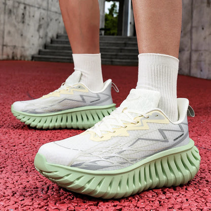 High-quality Chunky Running Shoes Women Men Light Comfy Outdoor Jogging Summer Mesh Breathable Trekking Shoes Versatile Sneakers