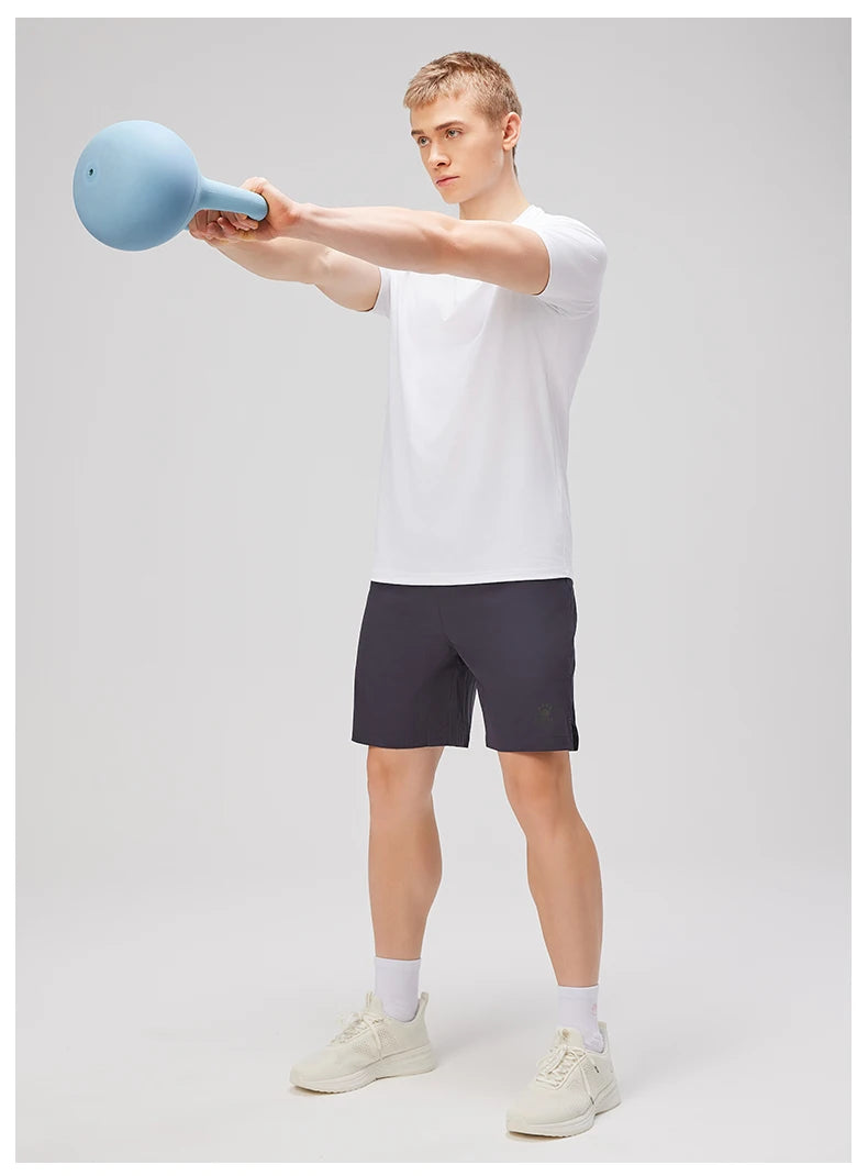 Kelme Men's Sports Tops Quick-drying Fitness Clothes Outdoor Running Breathable Short-sleeved Soccer Basketball T-shirt