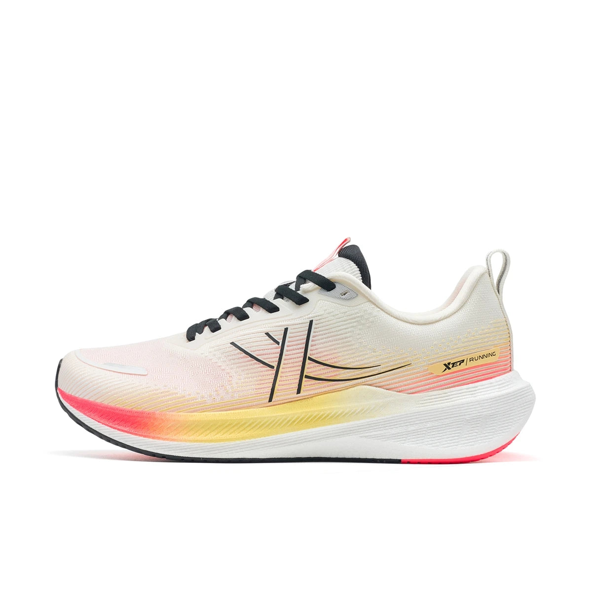 Xtep Running Shoes For Men 2025 Summer New Comfortable Lightweight Sports Shoes Mesh Breathable Retro Dad Shoes 875319110035