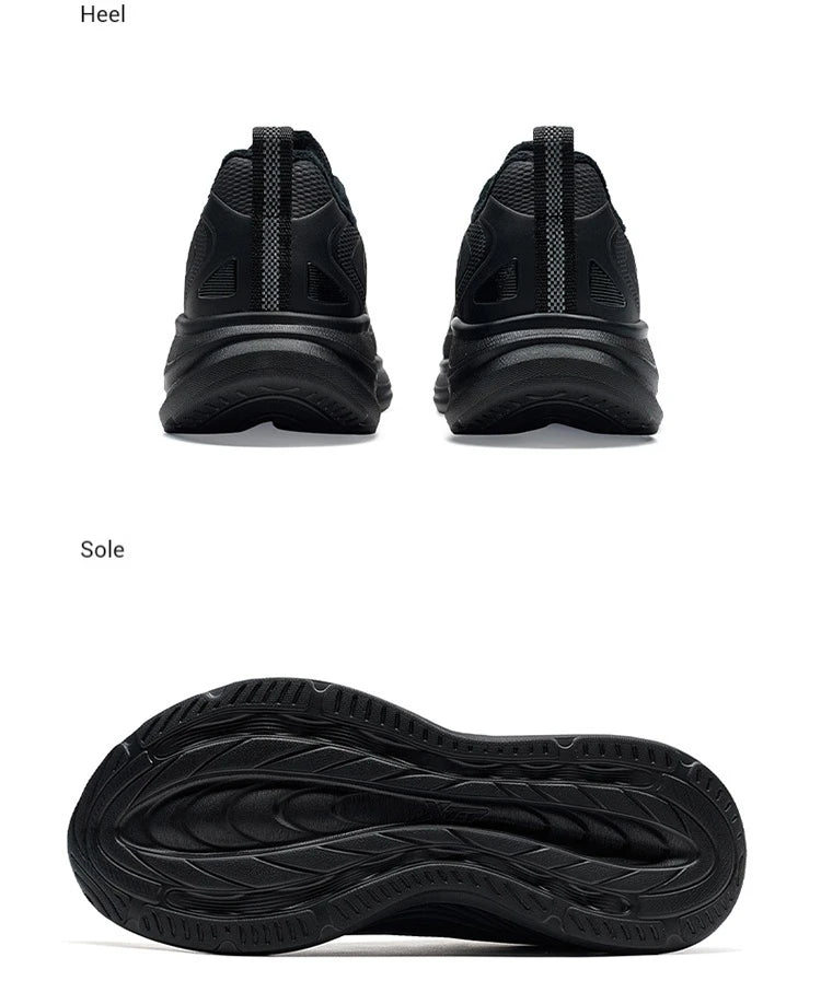 Xtep Running Shoes For Men 2024 Winter Stability Cushioning Lace Up Sports Shoes Keep Warm Jogging Soft Sneakers 876419370035