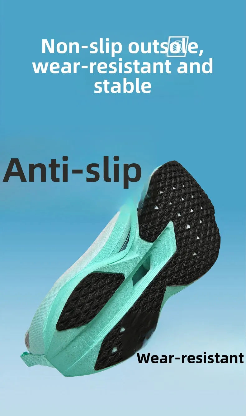 2025 Autumn New Men's and Women's Breathable Running Shoes Full Palm Carbon Plate Shock Absorbent Sports Running Shoes