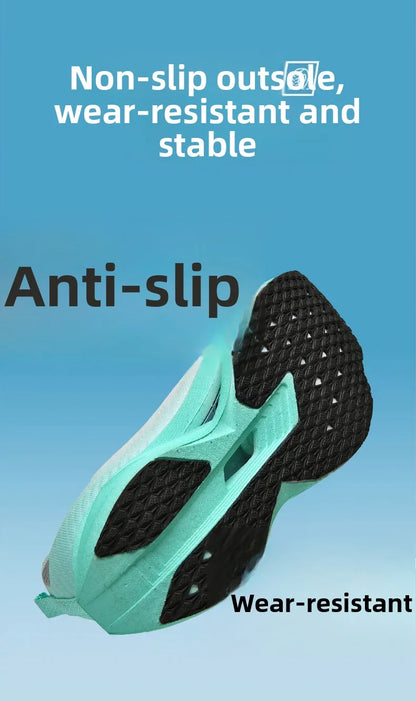 2025 Autumn New Men's and Women's Breathable Running Shoes Full Palm Carbon Plate Shock Absorbent Sports Running Shoes