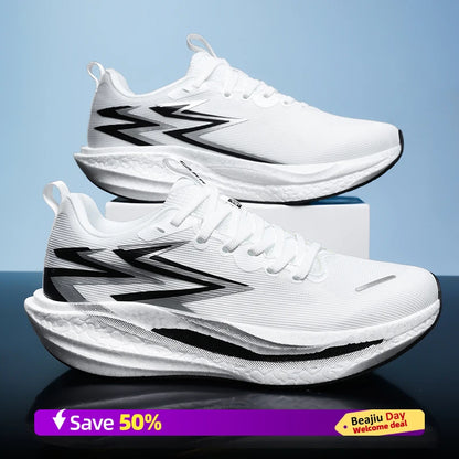 Men Sports Running Shoes Casual Marathon Breathable Lightweight Women's Comfortable Athletic Nonskid Walking Sneakers