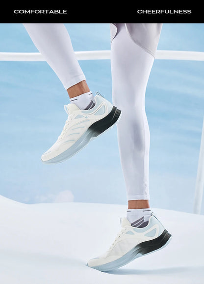 Xtep Running Shoes For Men 2024 Autumn Comfortable Cushioning Lightweight Wear-Resistant Soft Stability Sneakers  876319110085