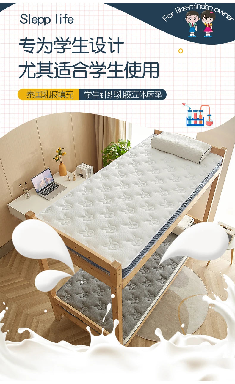 sponge latex filling Mattress Floor mat Foldable Slow rebound Tatami Mattresses thickness 4/7cm King Twin Queen Size