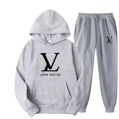 2025 Autumn/Winter new men's  sweatshirts and trousers 2-piece set outdoor fashionable jogging men's casual s
