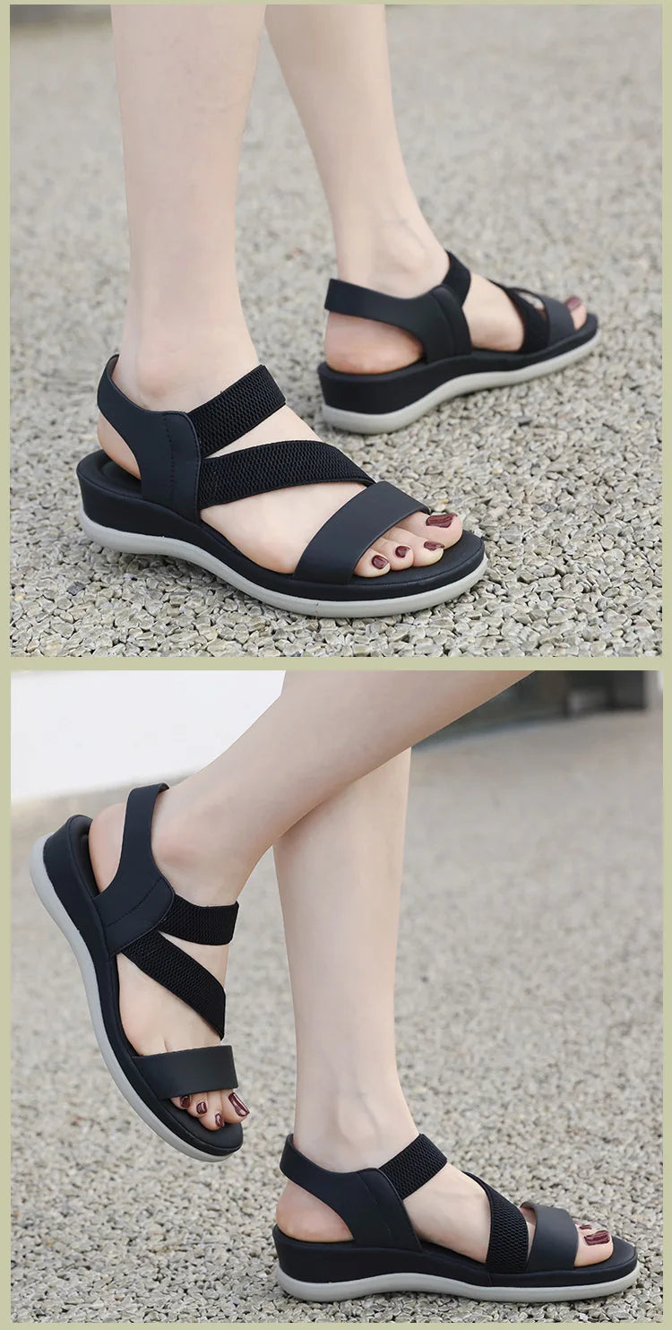 Sports Sandals for Women's 2026 Summer New Casual Sandal for Womens Large Thick Bottom Beach Sandals Platform Shoes Women