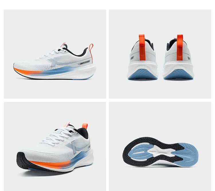 Xtep Kunpeng Men's 2025 Winter Running Shoes Wear-Resistant Lightweight Durability Stability Comfortable Sneakers 875419110021