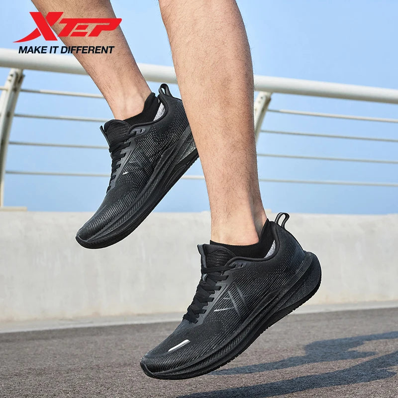 Xtep Running Shoes For Men 2025 Summer New Comfortable Lightweight Sports Shoes Mesh Breathable Retro Dad Shoes 875319110035