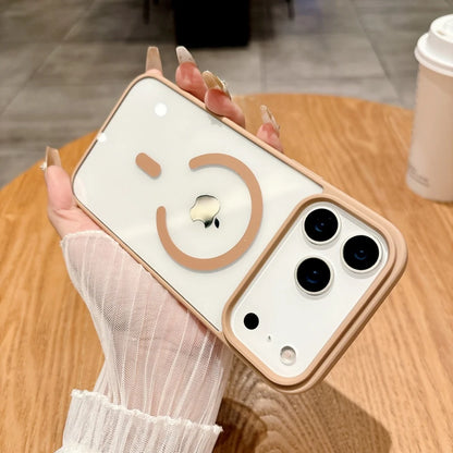 Armor for Magsafe Case for iPhone 17 Air 16 15 14 Pro Max 13 12 Mini 11 X XS MAX XR 7 8 Plus Soft+Hard Acrylic Transparent Cover