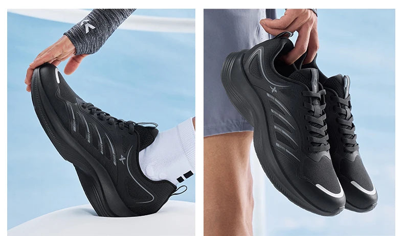 Xtep Running Shoes For Men 2024 Autumn Comfortable Cushioning Lightweight Wear-Resistant Soft Stability Sneakers  876319110085