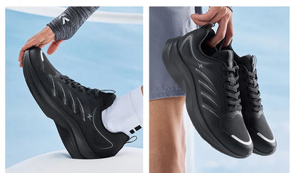 Xtep Running Shoes For Men 2024 Autumn Comfortable Cushioning Lightweight Wear-Resistant Soft Stability Sneakers  876319110085