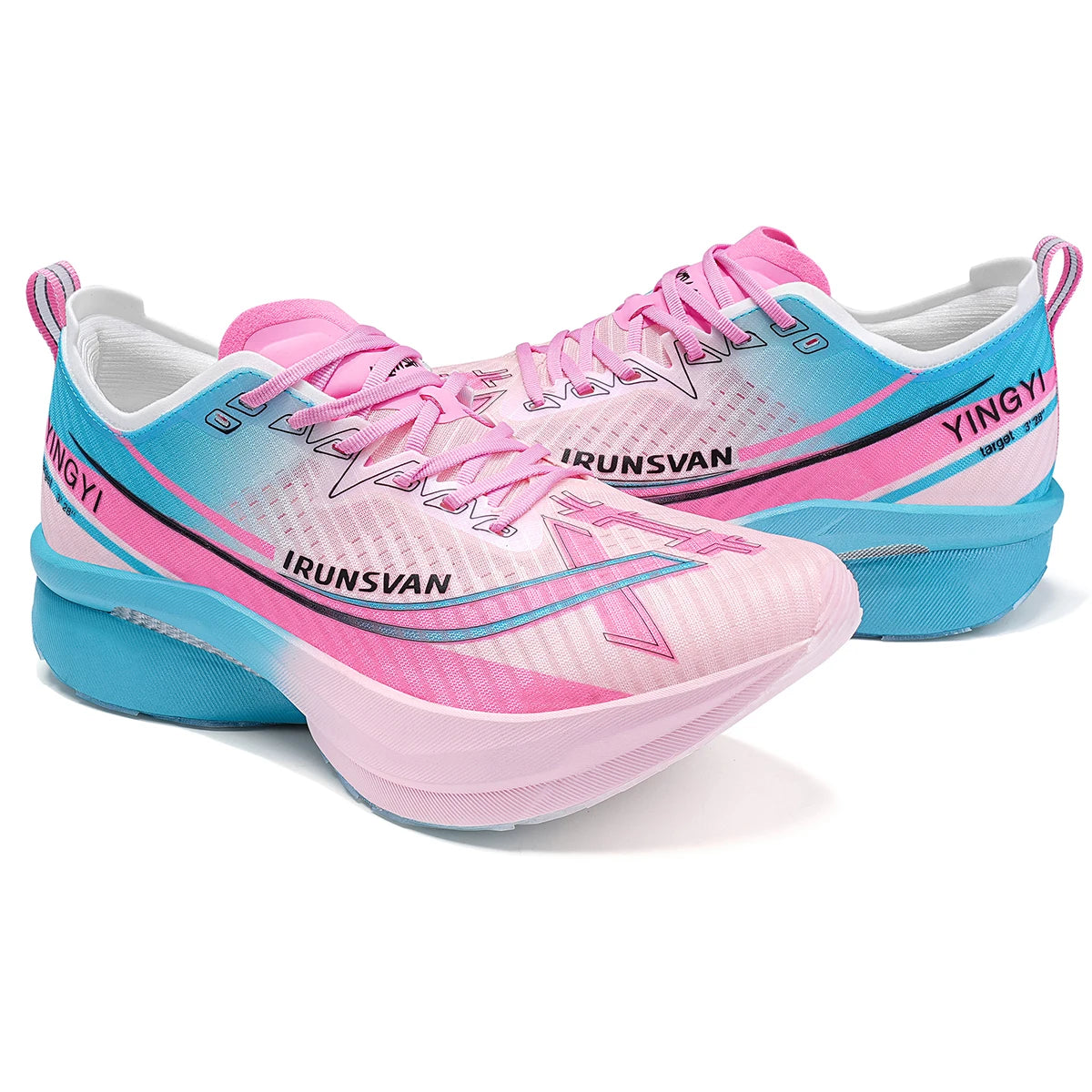 IRUNSVAN  Shadow Wing 2.0 Professional Training Racing Running Lightweight Carbon Plate Men Cushioning Shock