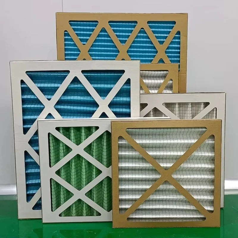 Paper frame panel G4 household air conditioner pre-filter AC air filter HVAC furnace filter cartridge 20x20x1