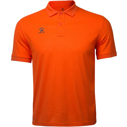 Kelme Men's Casual Polo Shirt, Daily Training Collar T-shirt, Outdoor Running Breathable Short Sleeved Quick Drying Yoga Suit