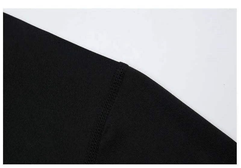 New Winter Warm Men Fleece Thermal Undershirts Long Johns Underwear Set Compression Tights Fitness Sports Tracksuit Set Shirt