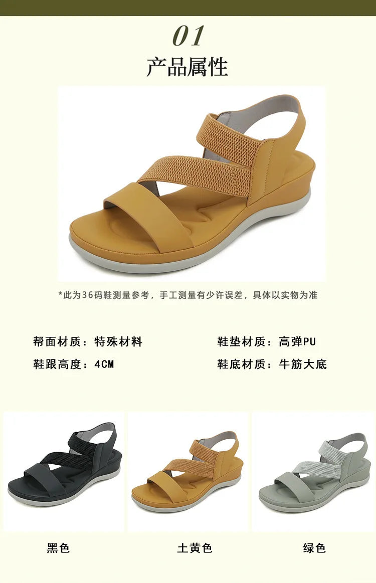 Sports Sandals for Women's 2026 Summer New Casual Sandal for Womens Large Thick Bottom Beach Sandals Platform Shoes Women
