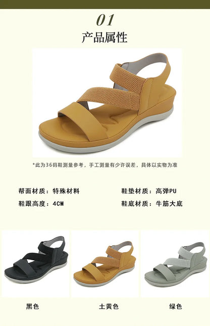 Sports Sandals for Women's 2026 Summer New Casual Sandal for Womens Large Thick Bottom Beach Sandals Platform Shoes Women