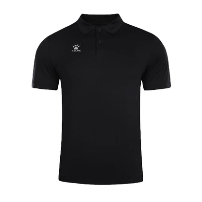 Kelme Men's Casual Polo Shirt, Daily Training Collar T-shirt, Outdoor Running Breathable Short Sleeved Quick Drying Yoga Suit