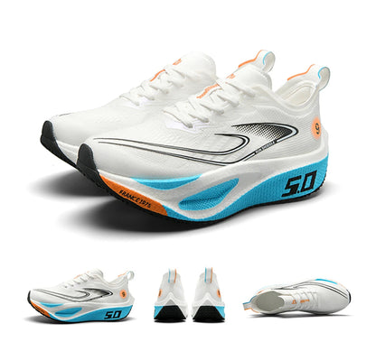 Men's Lightweight Breathable Mesh Training Running Shoes - Non-Slip, Casual Athletic Sneakers for Outdoor Sports & Jogging