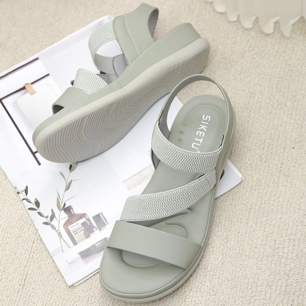 Sports Sandals for Women's 2026 Summer New Casual Sandal for Womens Large Thick Bottom Beach Sandals Platform Shoes Women