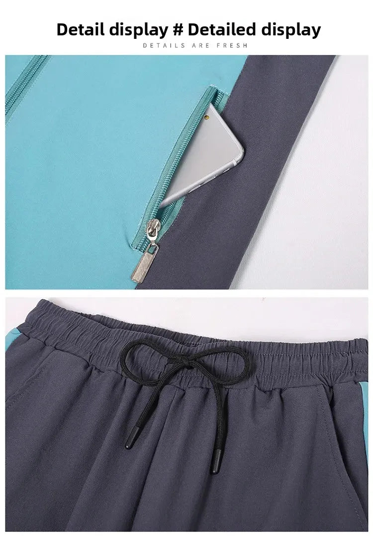 Fall Hot Sale Of The Season Women's Hooded Jacket Outdoor Sports Casual Loose Fit Windproof Large Size Two-Piece Set New Arrival