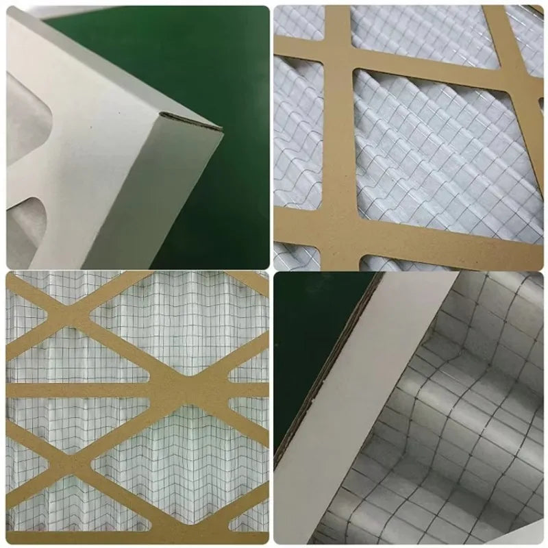 Paper frame panel G4 household air conditioner pre-filter AC air filter HVAC furnace filter cartridge 20x20x1
