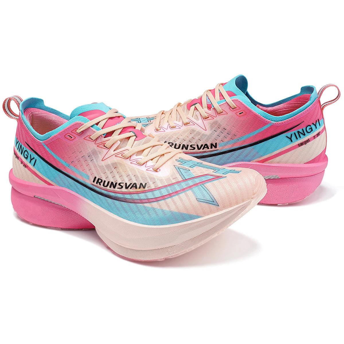 IRUNSVAN  Shadow Wing 2.0 Professional Training Racing Running Lightweight Carbon Plate Men Cushioning Shock