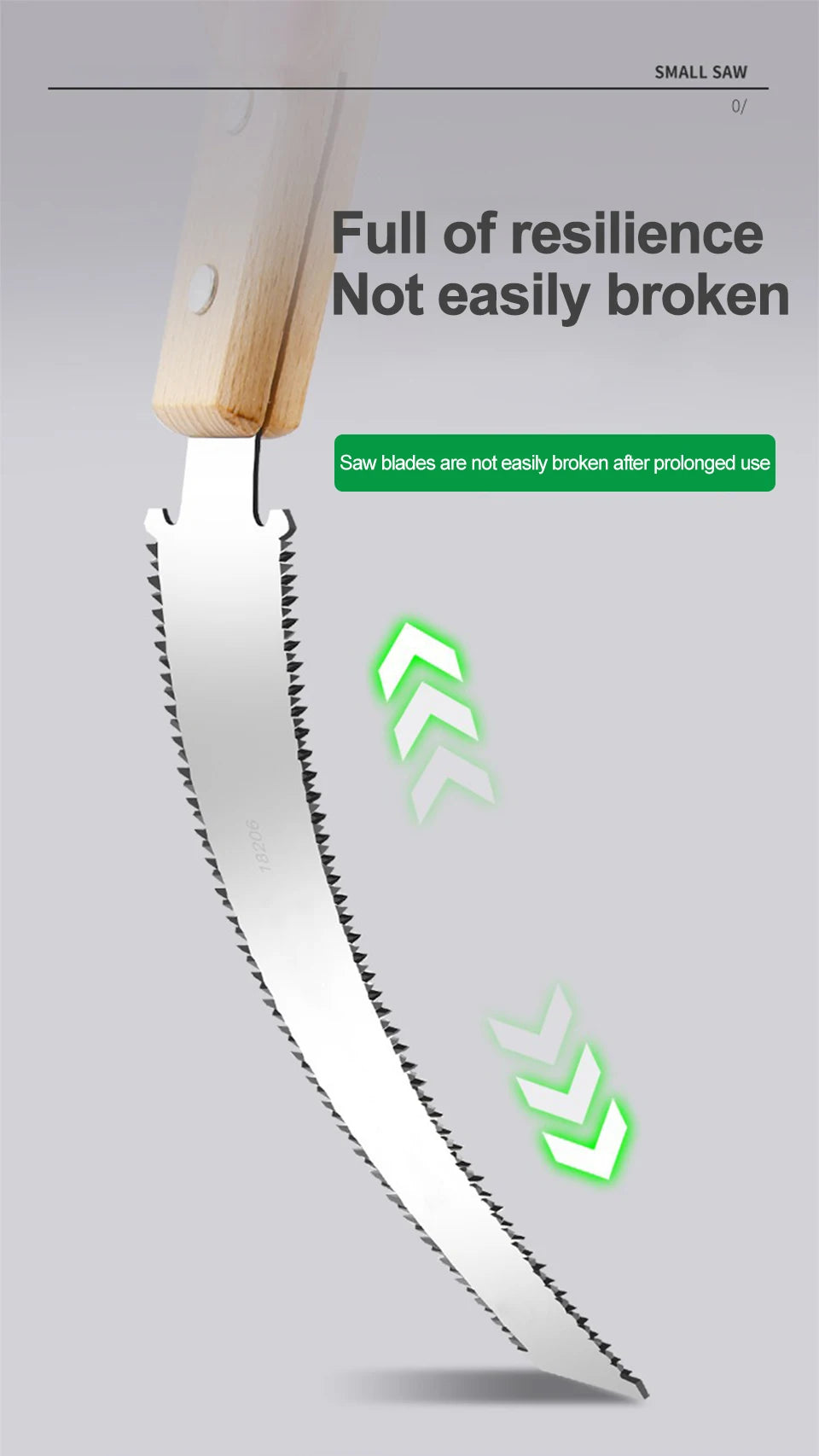 Japanese Style Hand Saw Non-slip Wooden Handle Pull Saw Flush Cut Saw Flexible Handsaw Woodworking Cutting Tool Hand Saw