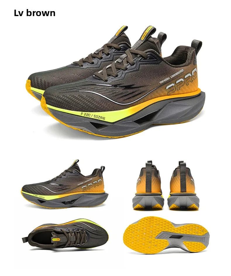 2025 Autumn New Men's and Women's Breathable Running Shoes Full Palm Carbon Plate Shock Absorbent Sports Running Shoes