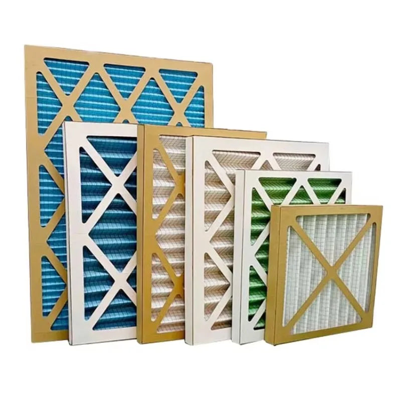 Paper frame panel G4 household air conditioner pre-filter AC air filter HVAC furnace filter cartridge 20x20x1