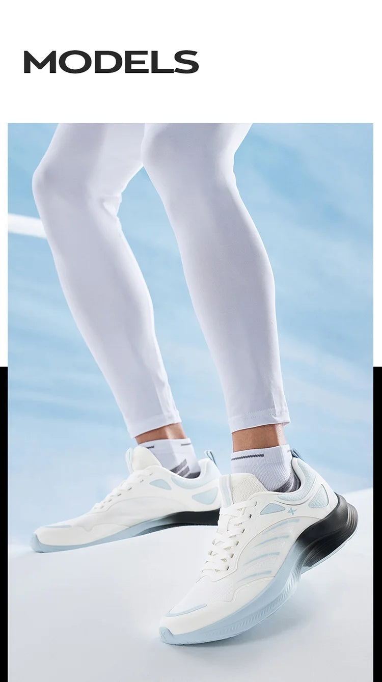 Xtep Running Shoes For Men 2024 Autumn Comfortable Cushioning Lightweight Wear-Resistant Soft Stability Sneakers  876319110085
